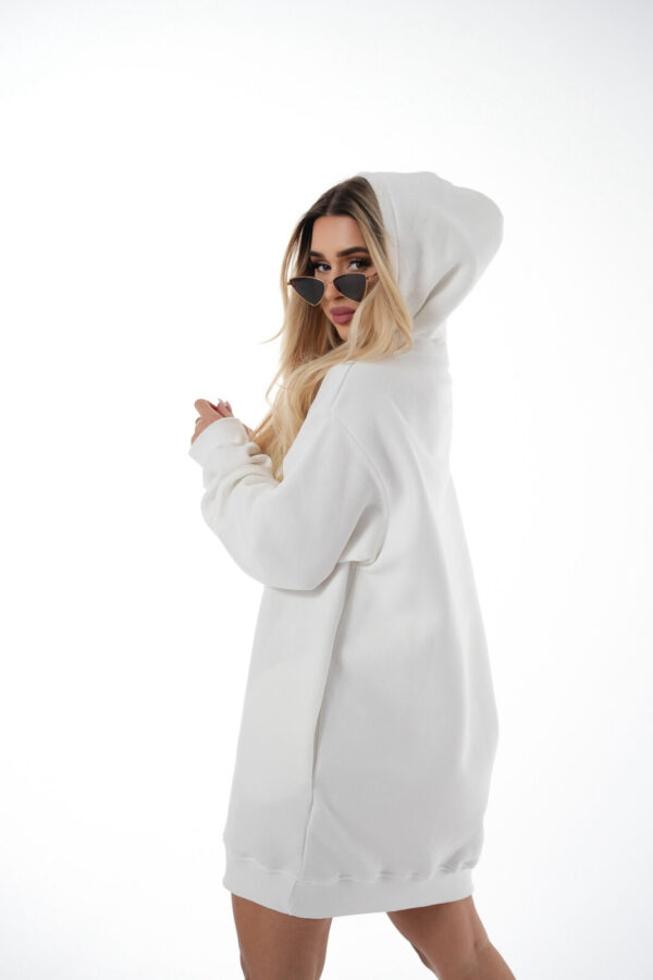 Bluza Długa BG Biała - obrazek 4