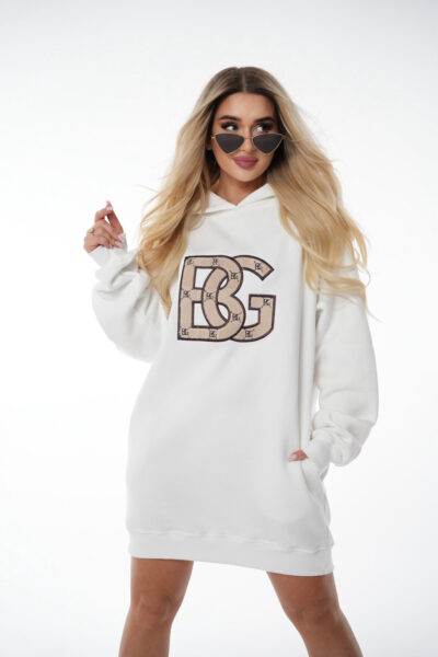 Bluza Długa BG Biała